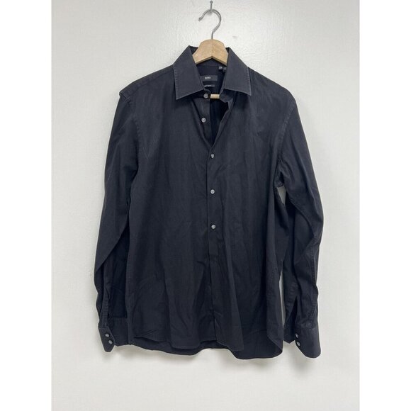 Hugo Boss Men SLIM-FIT SHIRT IN PERFORMANCE- STRETCH JERSEY  Size 34/35 - Picture 2 of 10